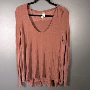 We the free people thermal long sleeve top